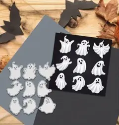 カッティングダイ【ハロウィン ロゴ】ダイカット／アルバムクラフト