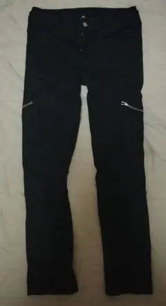 黒 パンツ ファスナー付き マルイ