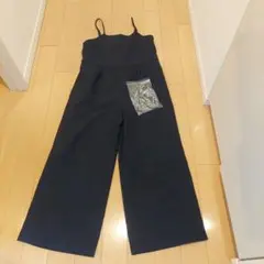 ロペピクニック　ネイビー　オールインワン　38(M）