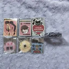 キヨ 15周年くじ ラバーバンド アクリルバッジ ステッカーセット