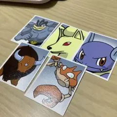 韓国限定 ポケモン 証明写真 ステッカー 5枚セット - メルカリ