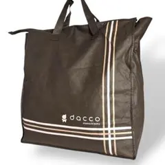 美品　dacco　306　トートバッグ　大容量　グリーン　不織布