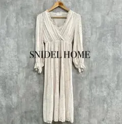 SNIDEL HOME スナイデルホーム　花柄　ワンピース　ルームウェア