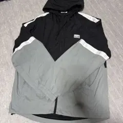 プロクラブ　 ナイロンジャケット 黒/グレー