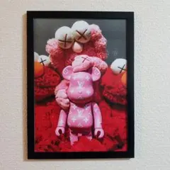 VUITTON KAWS ベアブリック アートポスター