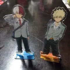ヒーローアカデミア　くら寿司　轟焦凍・爆豪勝己 アクリルスタンド 2体セット
