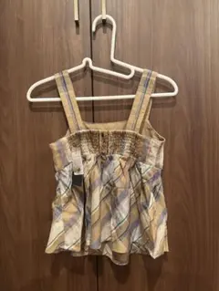 URBAN RESEARCH DOORS チェック柄キャミソール