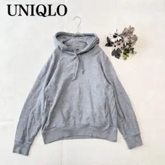 【ユニクロ】フード付きパーカー（S)シンプル カジュアル ポケット 綿
