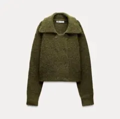 ZARAニットラップカーディガンS