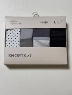 【新品未使用品】GU レギュラーショーツ　Lサイズ