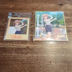 きゃらっとくじ 俺ガイル 一色いろは アクリルフォトカード&色紙セット