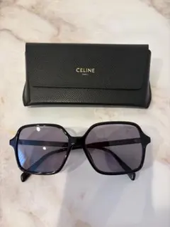 CÉLINE ブラック サングラス ケース付き CELINE ブラックサングラス ケース付き - メルカリ