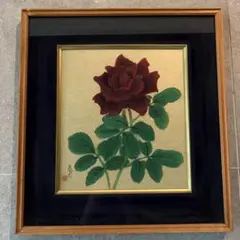 色紙額縁 色紙絵額 額入り色紙 薔薇