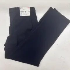 【新品未使用】UNIQLO感動スリムパンツ　ネイビー　Lサイズ