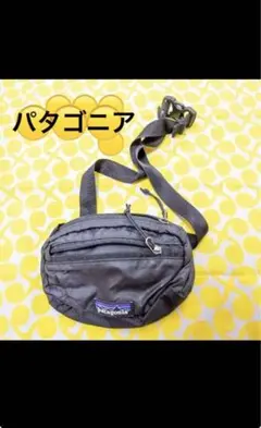 patagonia パタゴニア　黒ライトウェイトトラベルミニヒップパック