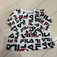 FILA ロゴプリント 長袖Tシャツ