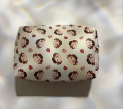 韓国　いちご　peko ペコちゃん　ポーチ　化粧ポーチ