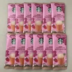 Starbucks サクラストロベリーラテ プレミアムミックス 12本のサムネイル