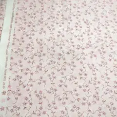 stoffabrics 生地　花柄　ピンク