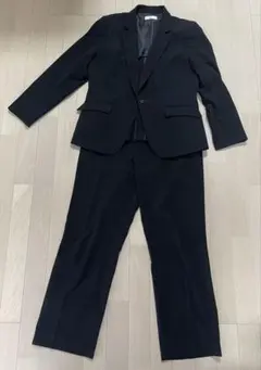 ニッセン パンツスーツ上下 ブラック ストレッチ LLのサムネイル
