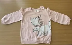 H&M ディズニー マリーちゃん トレーナー 86cm
