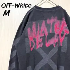【名作19AW】Off-White Water Delay スウェット M 黒のサムネイル