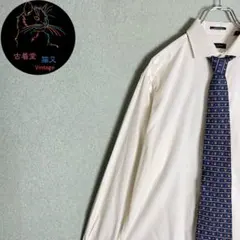 ✮ 長袖シャツ　ネクタイシャツ　TOMMY HILFIGER　総柄　XL✮