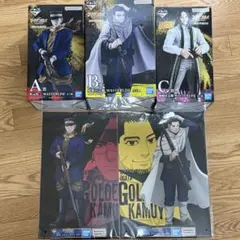 ふ*こ様 一番くじ ゴールデンカムイ 金塊争奪戦 A賞 B賞 C賞 フィギュア
