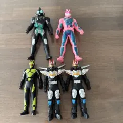 仮面ライダー　ソフビ　5体　まとめ売り