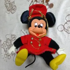 【美品・昭和レトロ】ミニーマウス ぬいぐるみ 赤