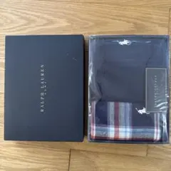 Ralph Lauren タオルセット ネイビー チェック柄