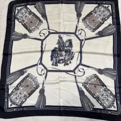 騎士と馬のデザイン スカーフ