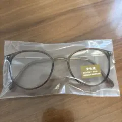 調光サングラス ＵＶカット ブルーライトカット おしゃれ 伊達メガネ ブラウン