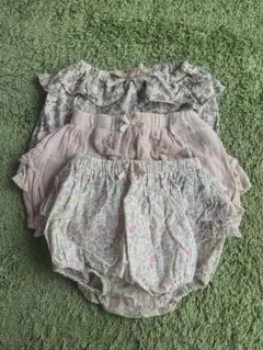 プティマイン・tete a tete フリルボトムス3点セット