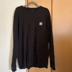 Carhartt 黒 ブラック　m ルーズフィット　ロンT