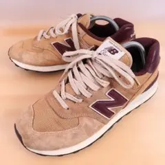 New Balance 574 茶スニーカー US9/27.0cm a287