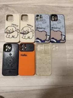 iPhone13promax用ケースセット 犬のイラスト付きのサムネイル