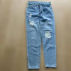 SHEIN ダメージスキニーデニム XS