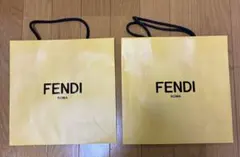 FENDI ショッパー 2枚セット 紙袋 ギフトバッグ、のサムネイル