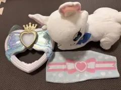 ワンダフルプリキュア　変身、ぬいぐるみセット (おまけ付き)