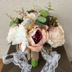 ウェディングブーケ　ブライダルブーケ　造花