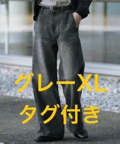 新品未使用　WYM CURVED FLARE DENIM SLACKSのサムネイル