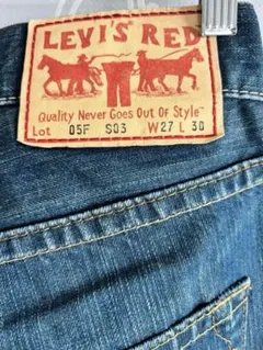 希少モデル2003年LEVI'S REDスキニーデニムW27 L30S0305Fのサムネイル