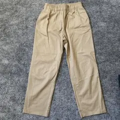 【WEGO】ベージュ ゴム入り チノパン ロング丈 L