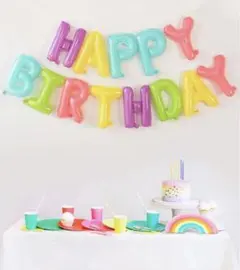 バースデーバナー　誕生日　誕生日飾り　風船　パーティー　バースデー　装飾