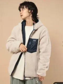 パタゴニア　ボーイズリバーシブルレディフレディフーディXXL