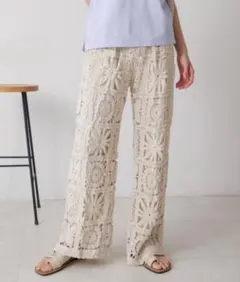 Bab クロシェニットパンツ