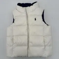 ポロ・ラルフ・ローレン ダウンベスト リバーシブル　100㎝　YU300