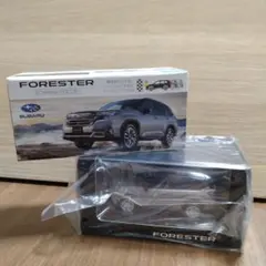 SUBARU FORESTER ぶつからない!?ミニカーなど　ミニカー2点セットのサムネイル