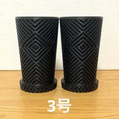 3Dプリンター鉢 メッシュ構造 3号 受け皿セット TR011L3gu2set